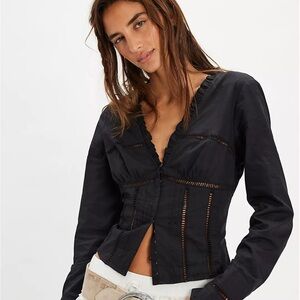 NWT Free people Frankie corset blouse